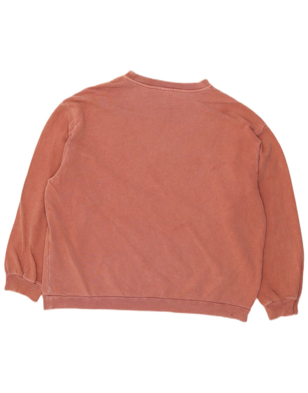 Levi's Dame Oversized Sweatshirt Jumper UK 14 Medium Rød Bomuld