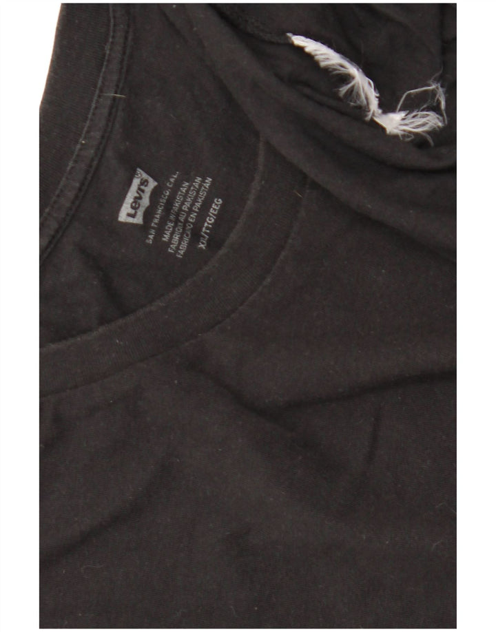 Levi's Herre T-Shirt Top 2XL Sort