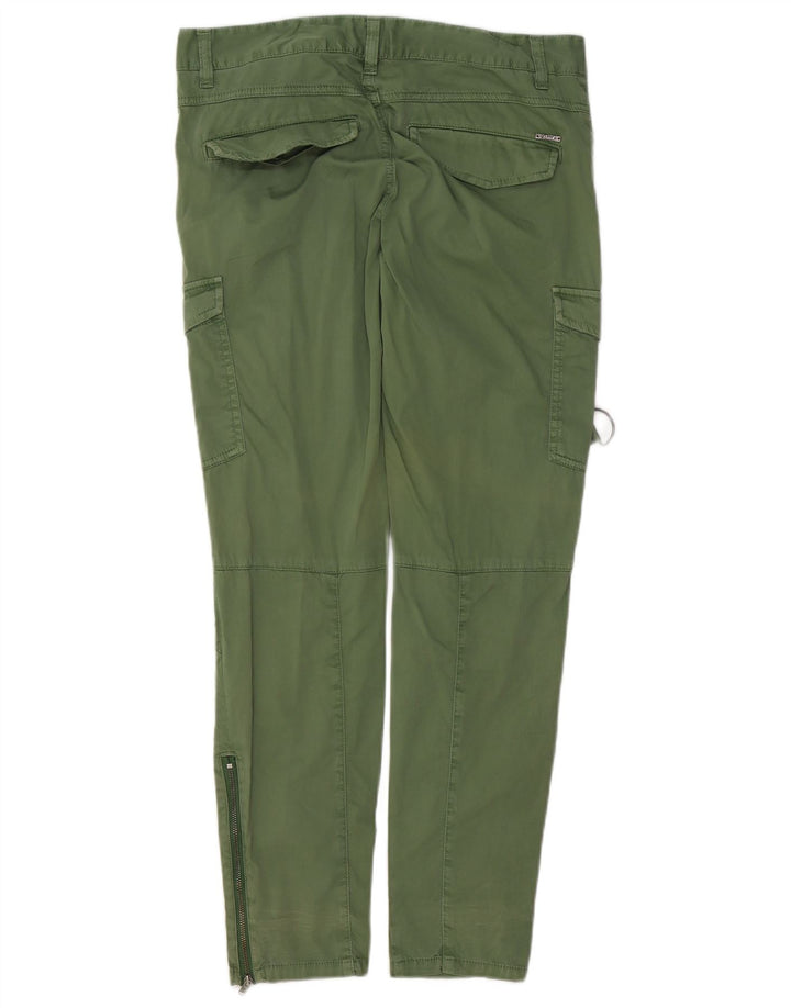DIESEL Dame Slim Cargo Bukser W30 L30 Grøn Bomuld