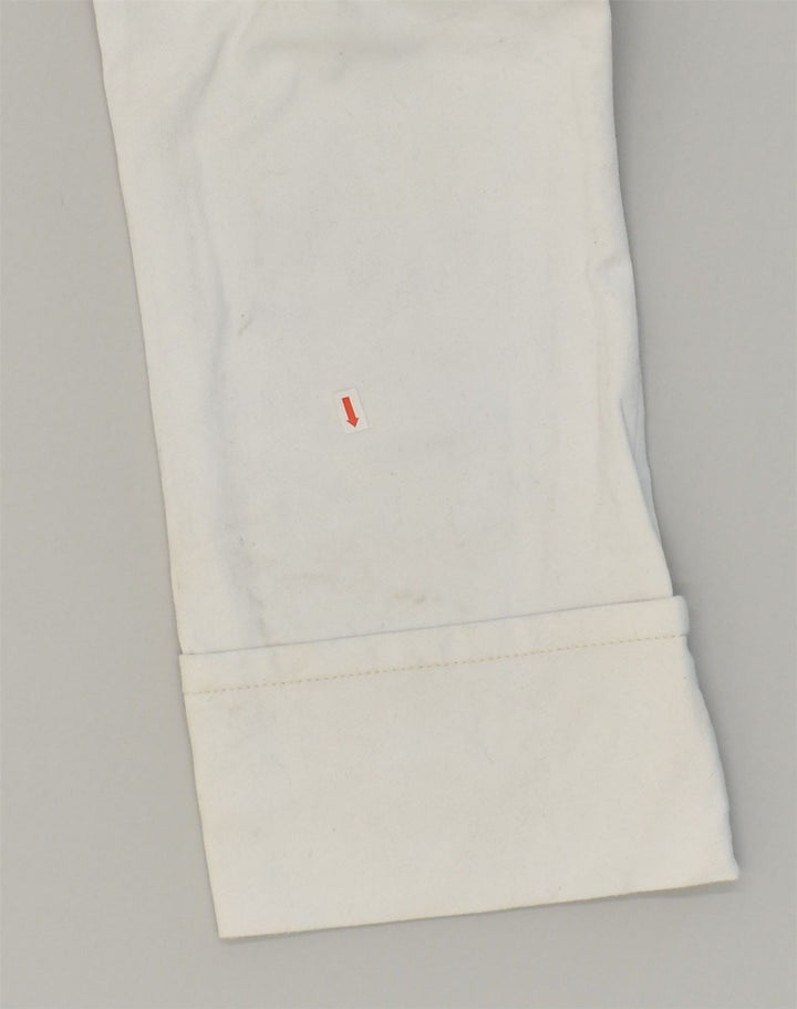 MASSIMO DUTTI Womens Capri Jeans W28 L24 White Cotton | Vintage Massimo Dutti | Thrift | Second-Hand Massimo Dutti | Used Clothing | Messina Hembry 