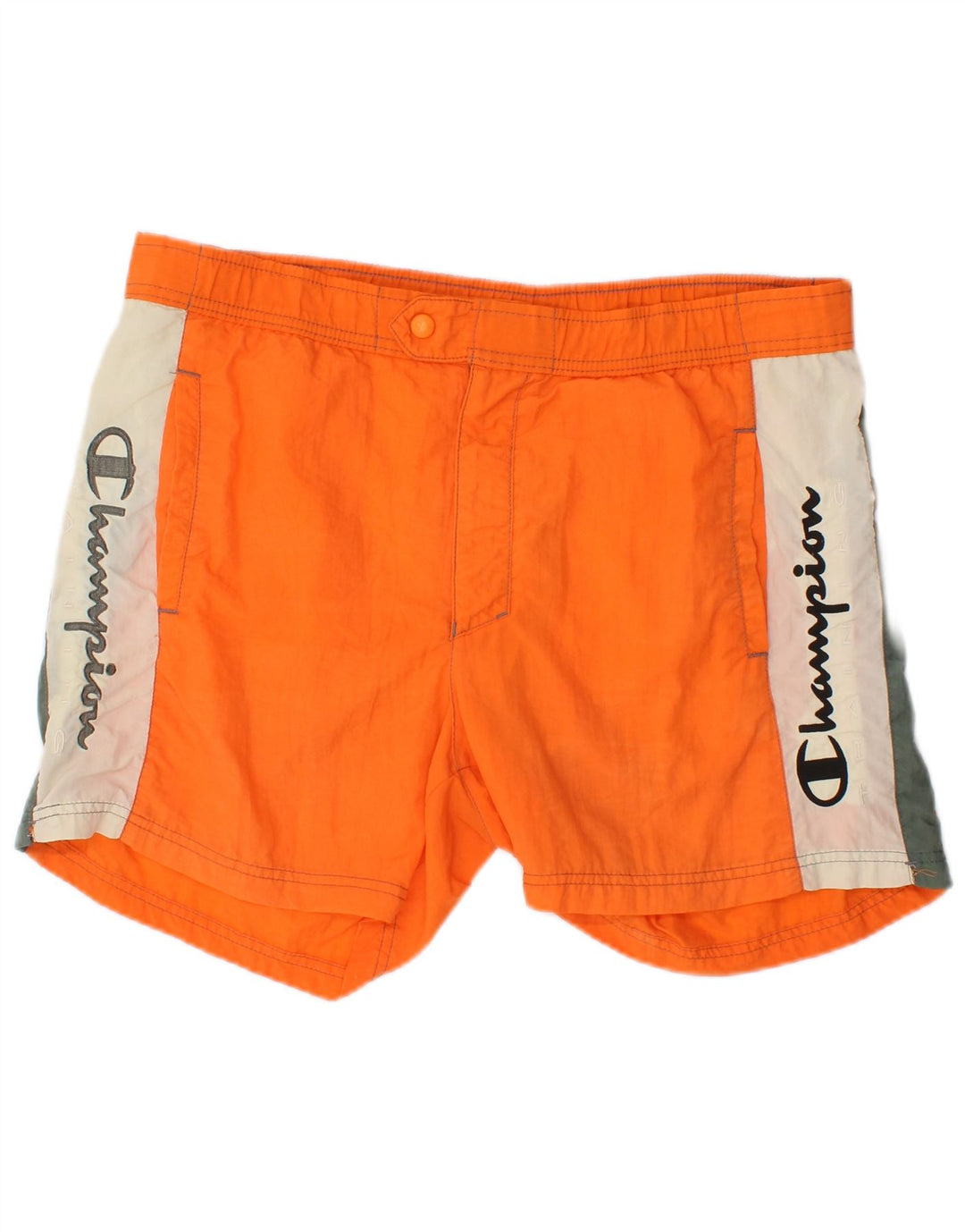 Champion Herre svømmeshorts Medium Orange Colourblock Polyamid