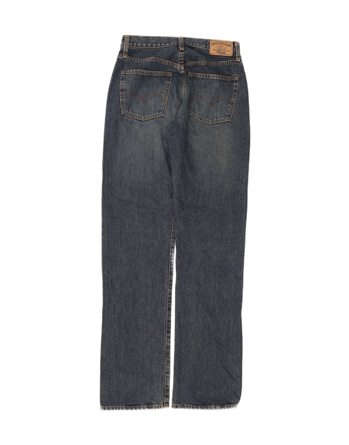REPLAY Womens Straight Jeans W30 L34 Blue Cotton Vintage Replay and Second-Hand Replay from Messina Hembry 