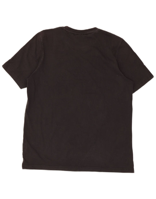 Adidas Herre grafisk T-shirt Top Medium Sort Bomuld