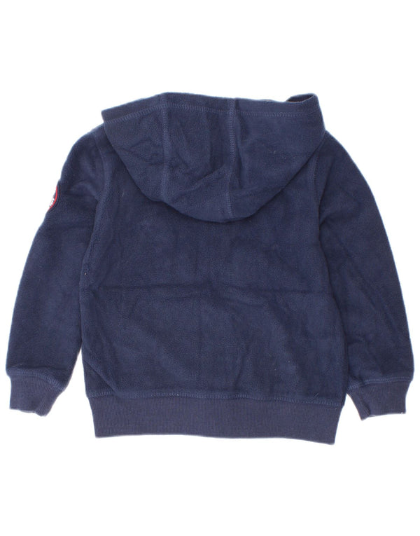 Levi's Baby Boys Fleece-hættetrøje med lynlås 18-24 måneder Navyblå polyester