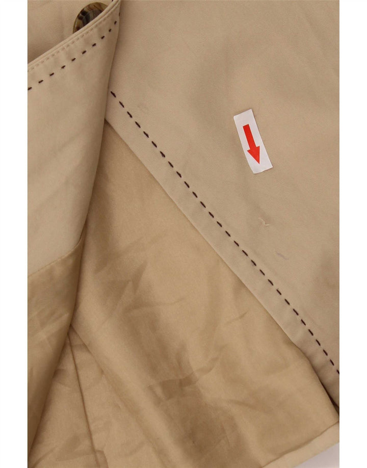 Tommy Hilfiger Militærjakke til kvinder UK 10 Lille Beige Bomuld