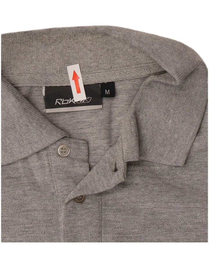 Reebok herre poloshirt mellemgrå bomuld