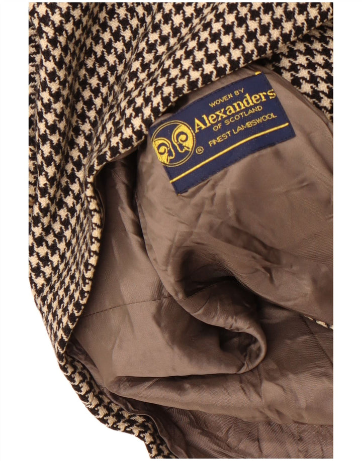 Alexander's Herre 2-knaps blazerjakke UK 38 Medium Black Houndstooth