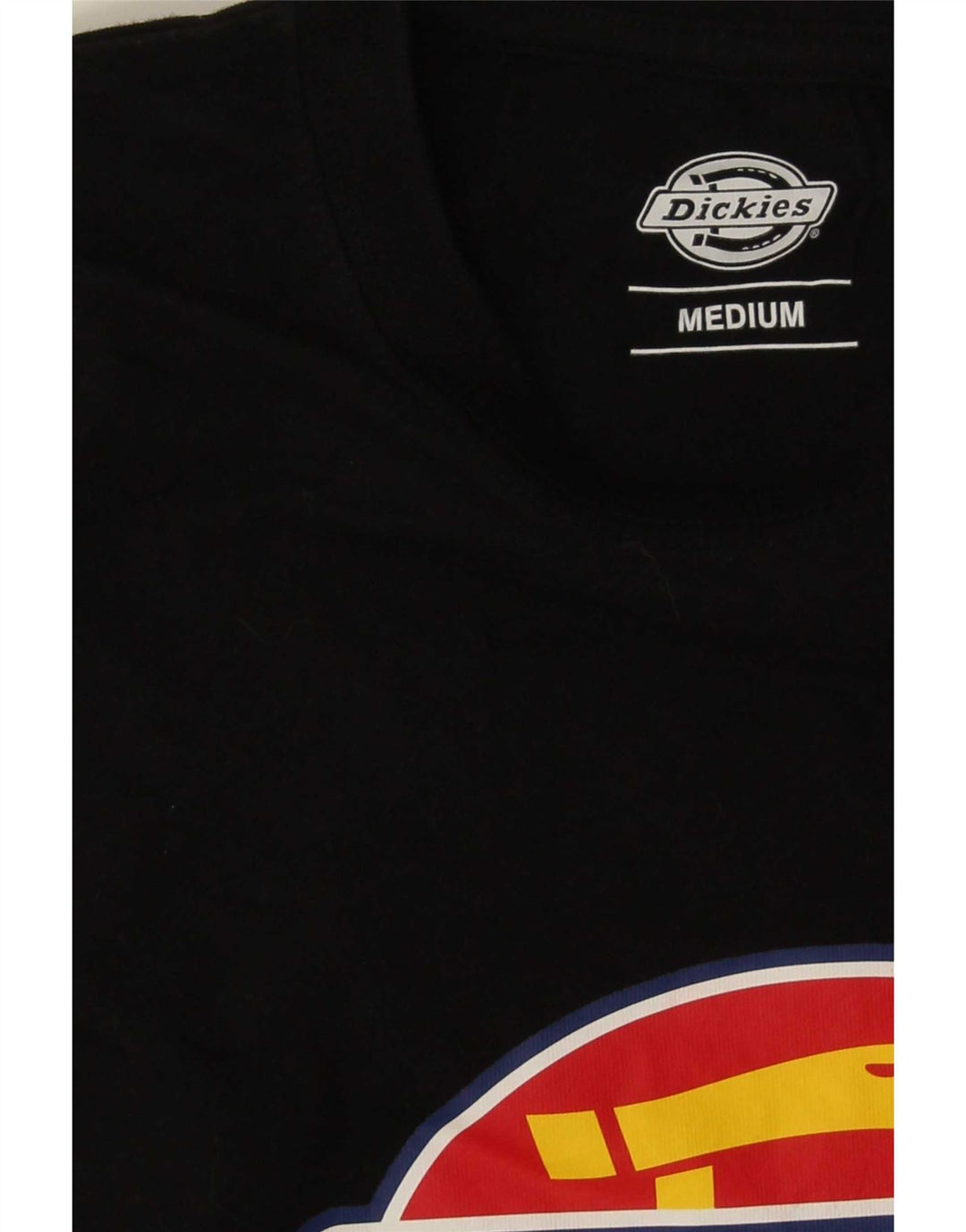 Dickies Herre Grafisk T-Shirt Top Medium Sort