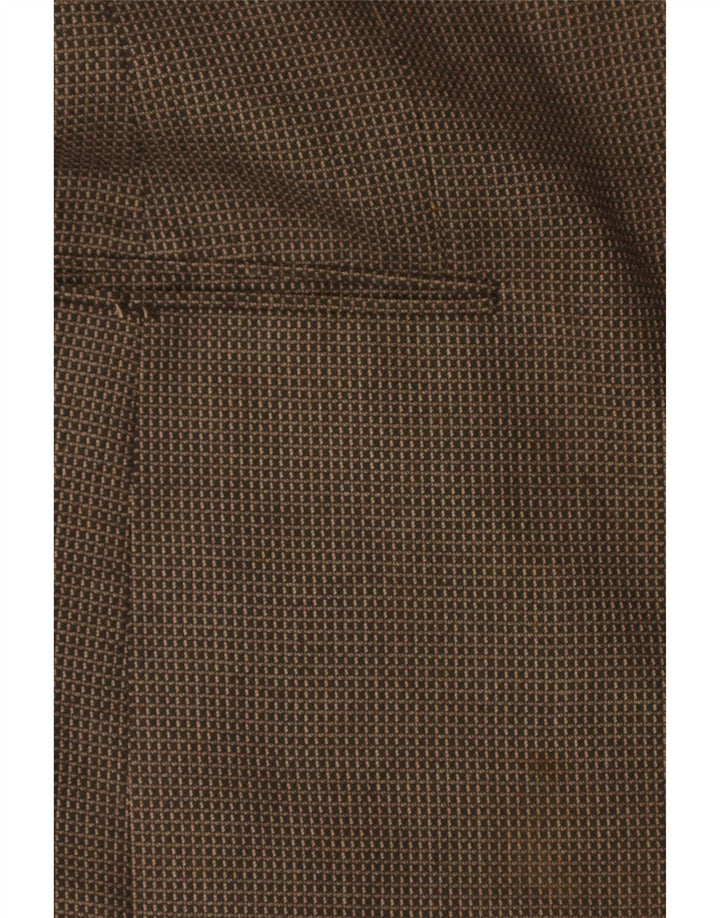 Marks & Spencer Herre 2-knaps blazerjakke UK 38 Medium Brown Check