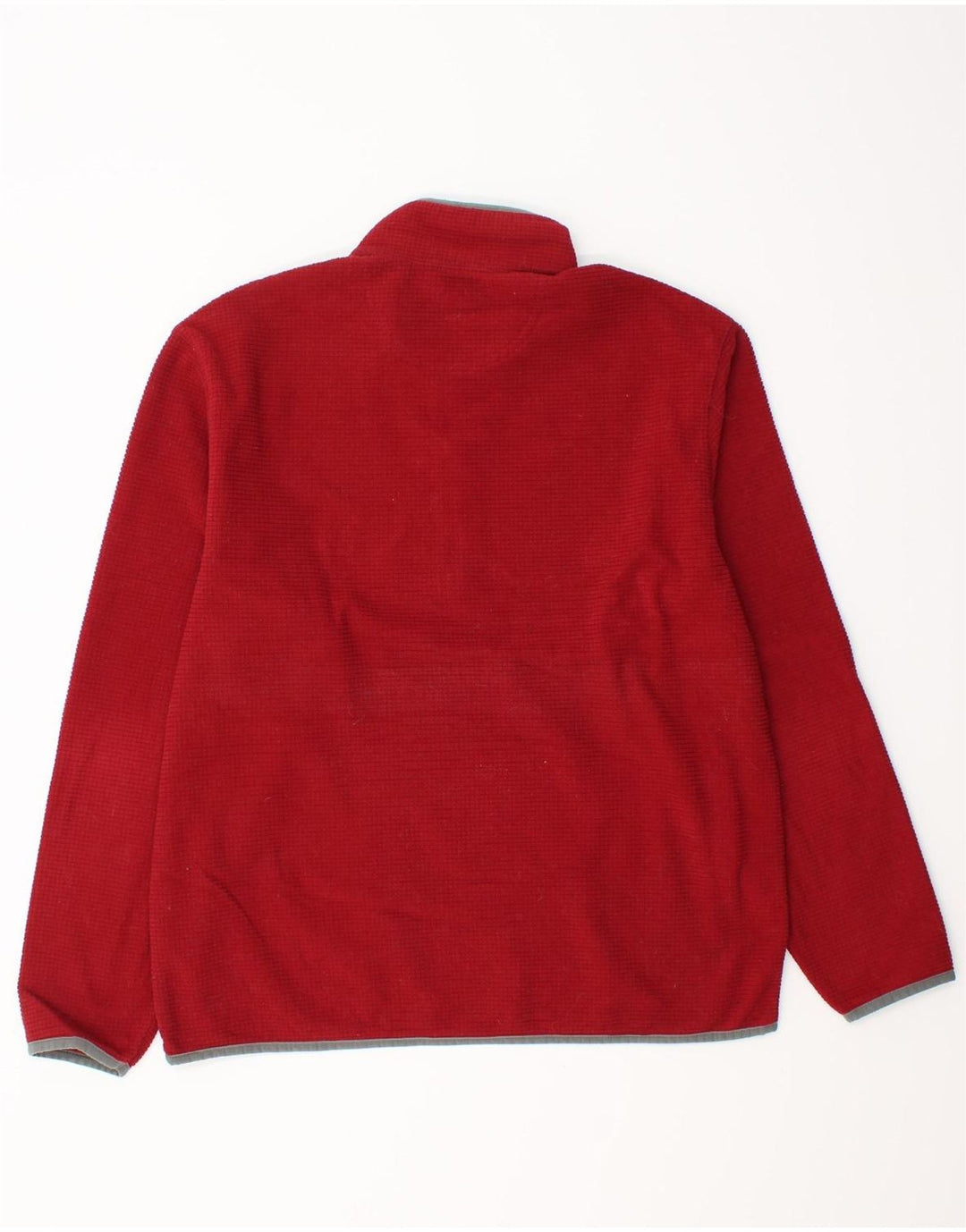 EDDIE BAUER Sweatshirt med lynlås til mænd, medium rød polyester