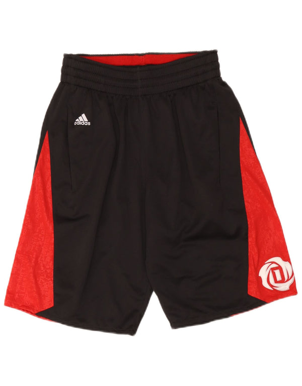 Adidas Sports Shorts til mænd Small Black Colourblock Polyester