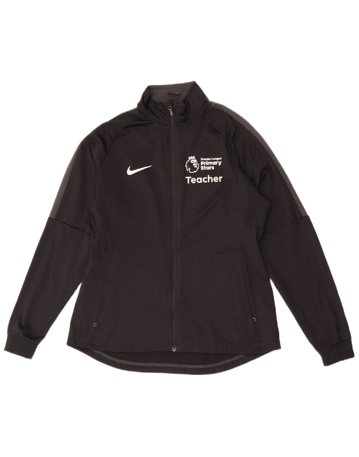 Nike Herre Dri Fit Grafisk træningsdragt Topjakke Medium Sort Polyester
