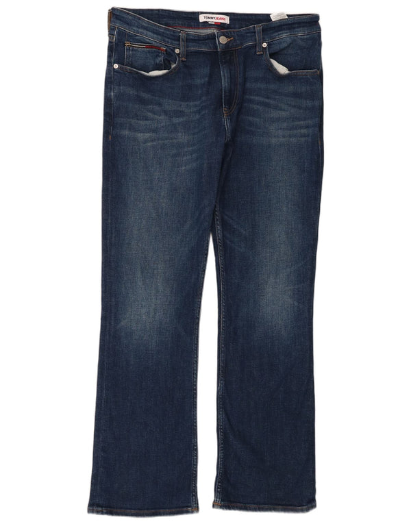 Tommy Hilfiger Herre Ryan Relaxed Fit Bootcut Jeans W34 L32 Blå Bomuld