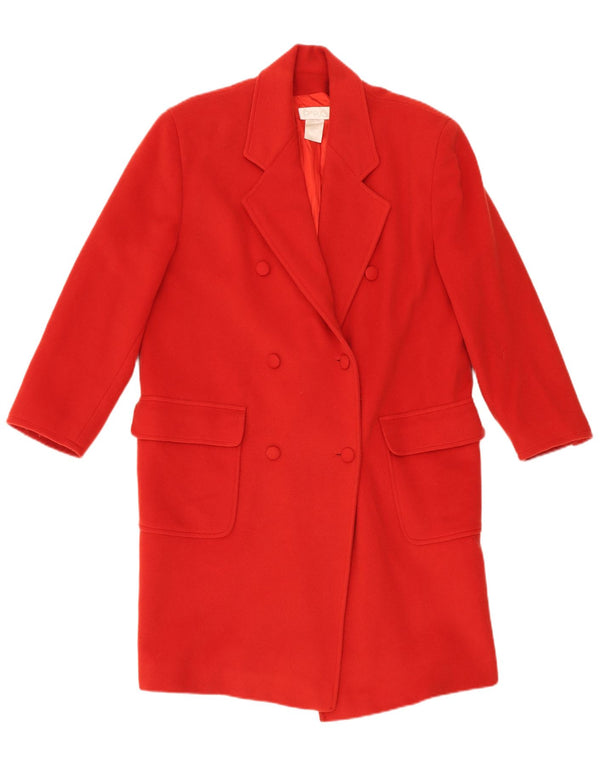 Complice Womens Double Breasted Coat US 10 Large Red Wool