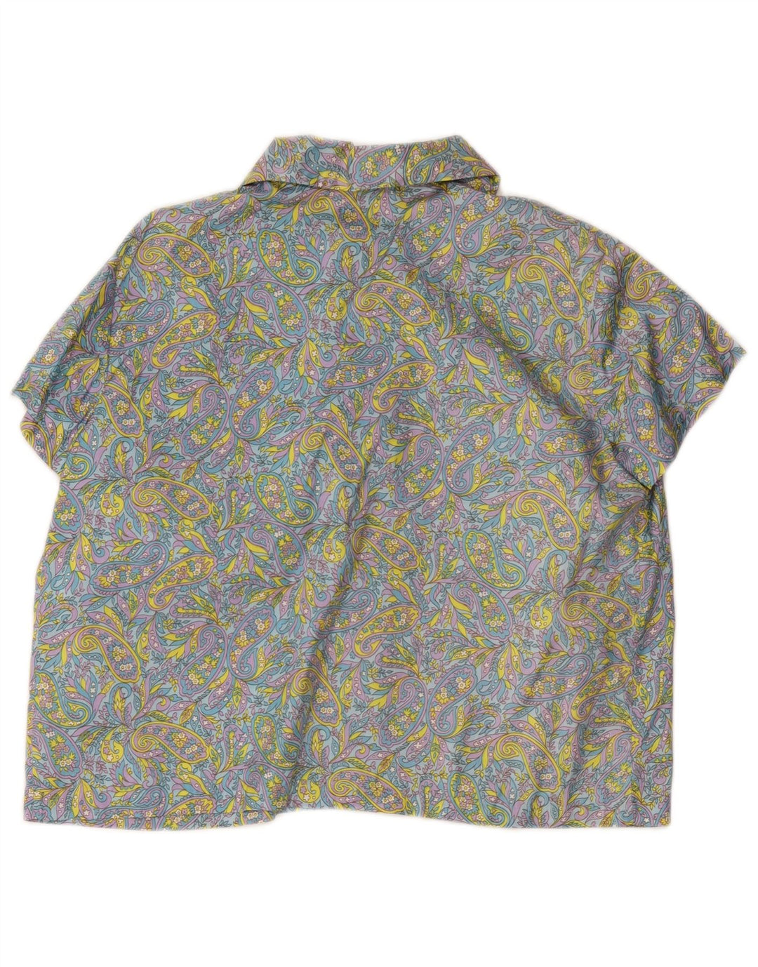 Stella Kortærmet skjortebluse til kvinder EU 48 2XL Flerfarvet Paisley