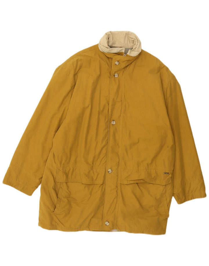 Daniel Hechter Mens Gore-Tex Utility Jacket IT 50 Large Yellow Wool