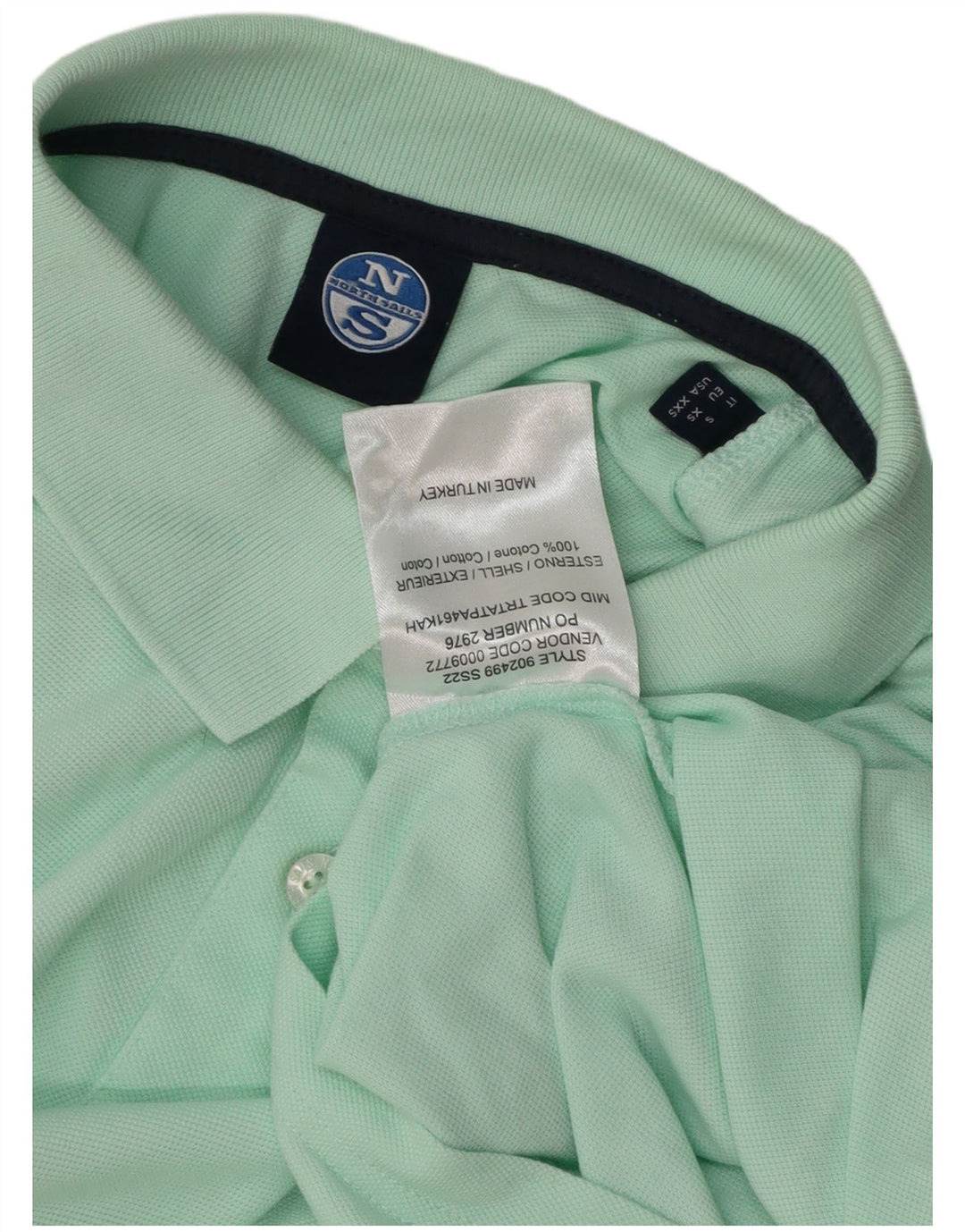 North Sails Herre poloshirt Lille turkis bomuld