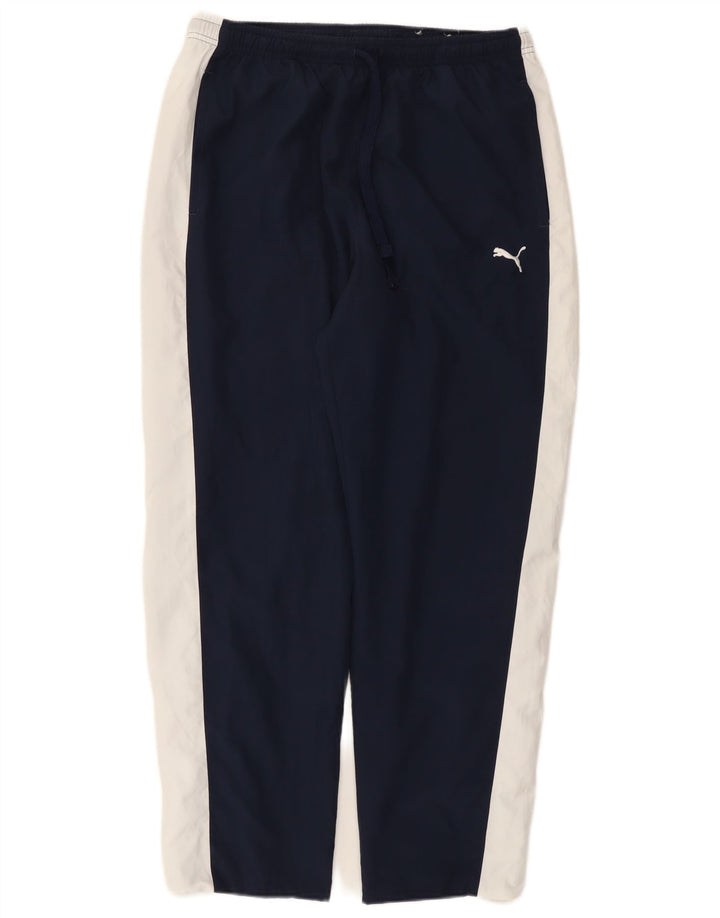 Puma Herre træningsdragt Bukser Large Navy Blue Colourblock Polyester