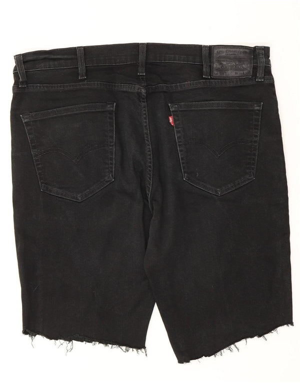 Levi's Herre 511 denimshorts W38 XL Sort bomuld