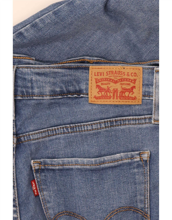 Levi's Dame 724 Højtaljede lige jeans W30 L32 Blå Bomuld
