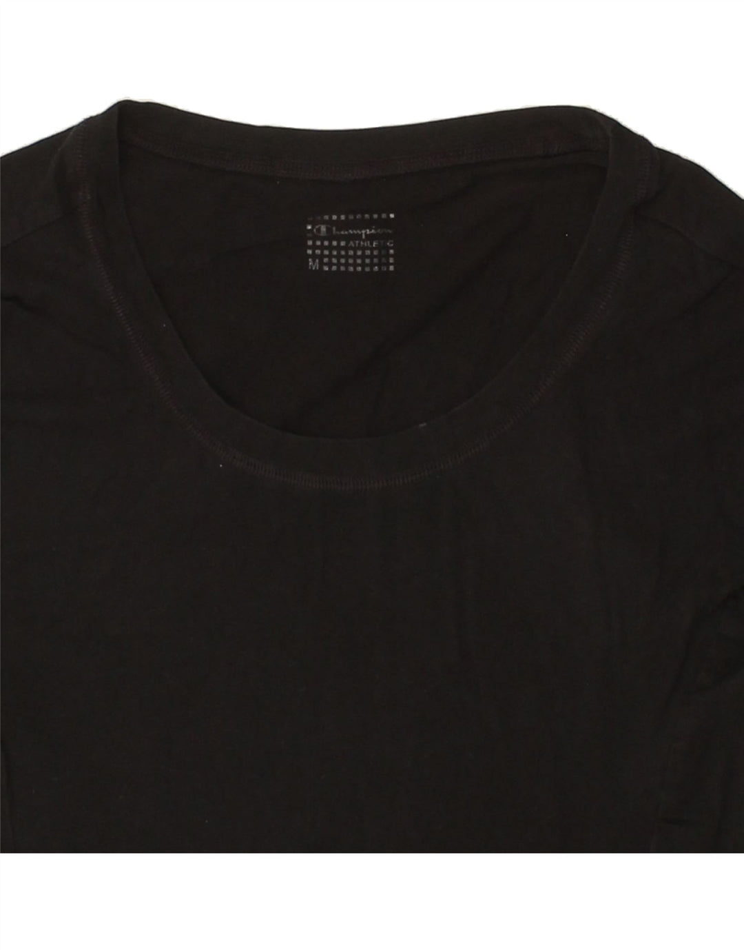 CHAMPION Womens T-Shirt Top UK 12 Medium Black Vintage Champion and Second-Hand Champion from Messina Hembry 