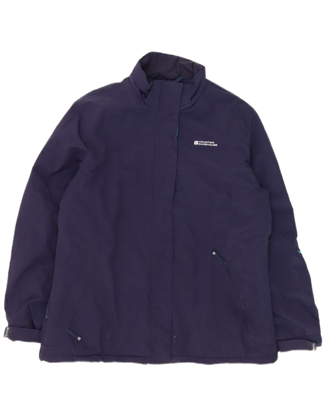 Mountain Warehouse Dame Windbreaker Jacket UK 20 2XL Navy Blue Polyester
