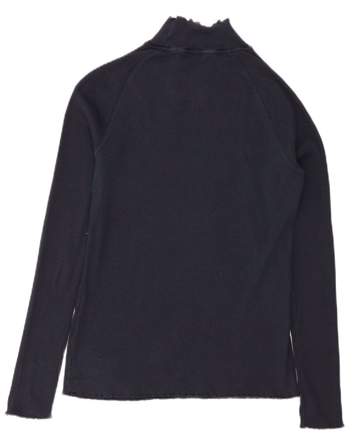 TOMMY HILFIGER Dame Top Langærmet UK 12 Medium Navy Blue