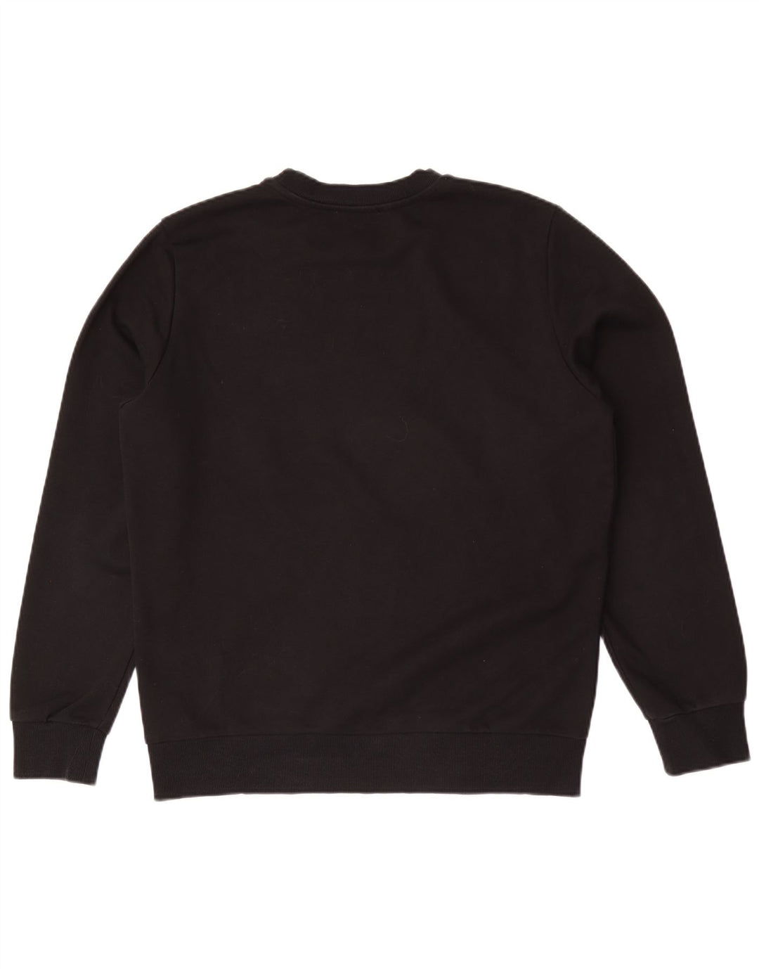 Diesel Herre Grafisk Sweatshirt Jumper Medium Sort Bomuld