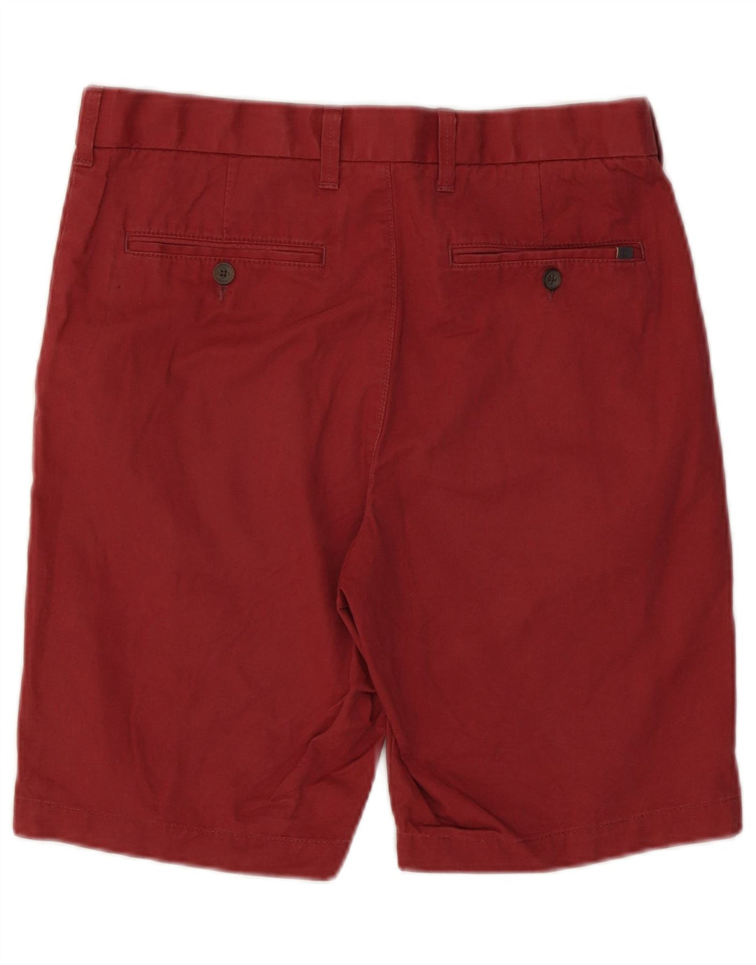 Marks & Spencer Chino Shorts til mænd W30 Medium Bourgogne bomuld