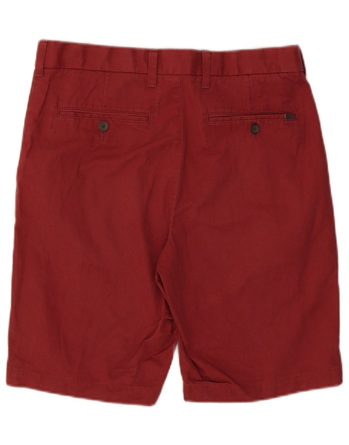 Marks & Spencer Chino Shorts til mænd W30 Medium Bourgogne bomuld