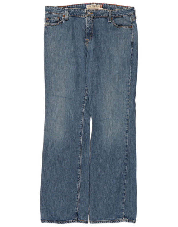 Levi's Dame 545 Bootcut Jeans med lav talje US 16 2XL W36 L35 Blå Bomuld