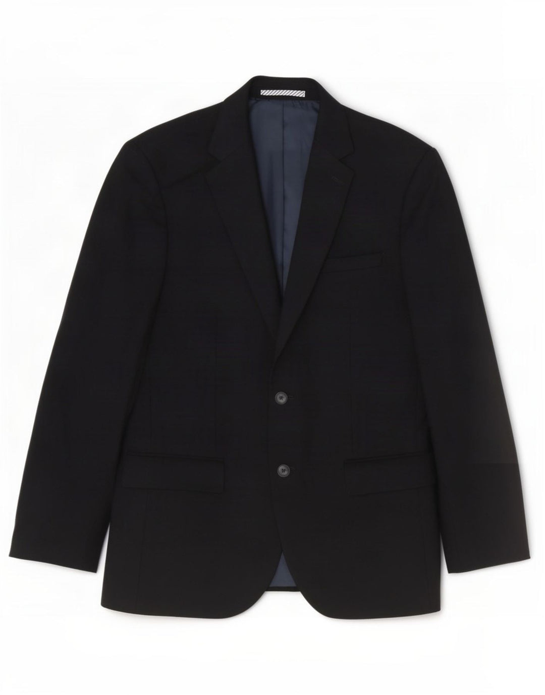 Marks & Spencer Herre 2-knaps blazerjakke UK 38 Medium Sort Uld