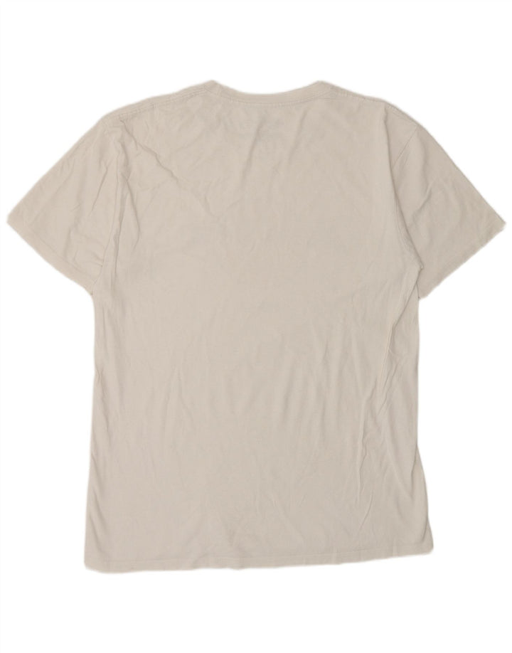 HARD ROCK CAFE Herre Venedig Grafisk T-Shirt Top Stor Hvid Bomuld