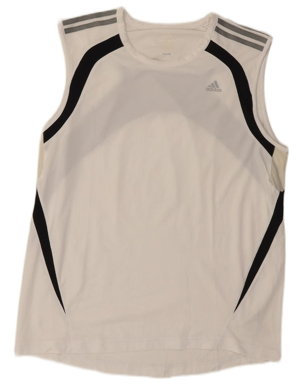 Adidas Herre Clima 365 Vest Top XL Hvid Colourblock Polyester