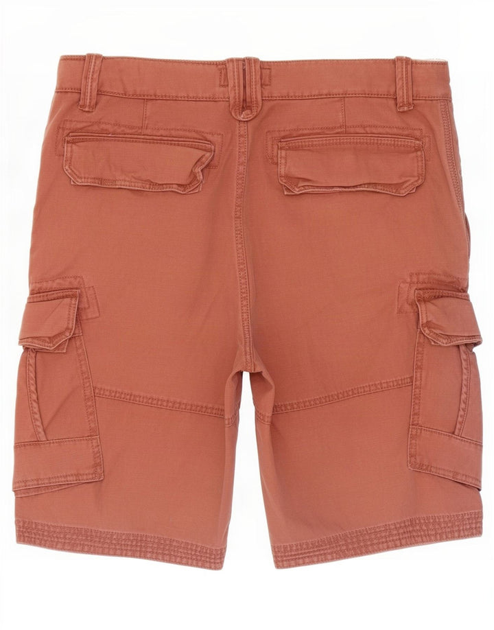 Fat Face Herre Cargo Shorts W36 Large Red Bomuld