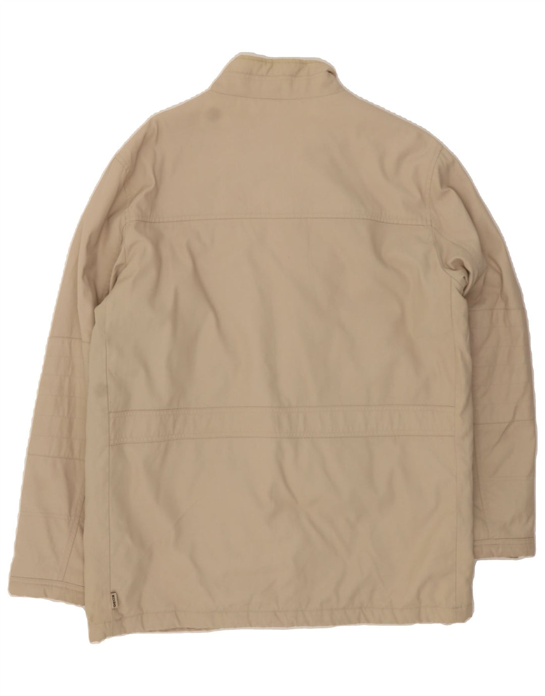 GEOX RESPIRA Mens Utility Jacket UK 40 Large Beige Polyamide Vintage Geox Respira and Second-Hand Geox Respira from Messina Hembry 