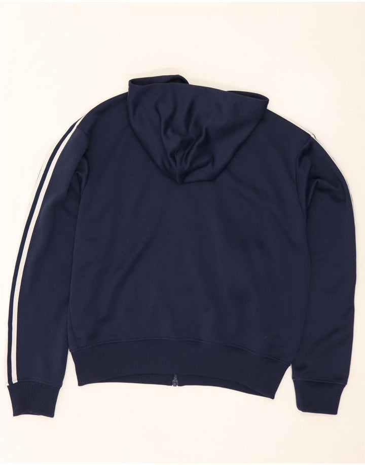 Adidas Hættetrøje med lynlås til mænd Stor marineblå polyester