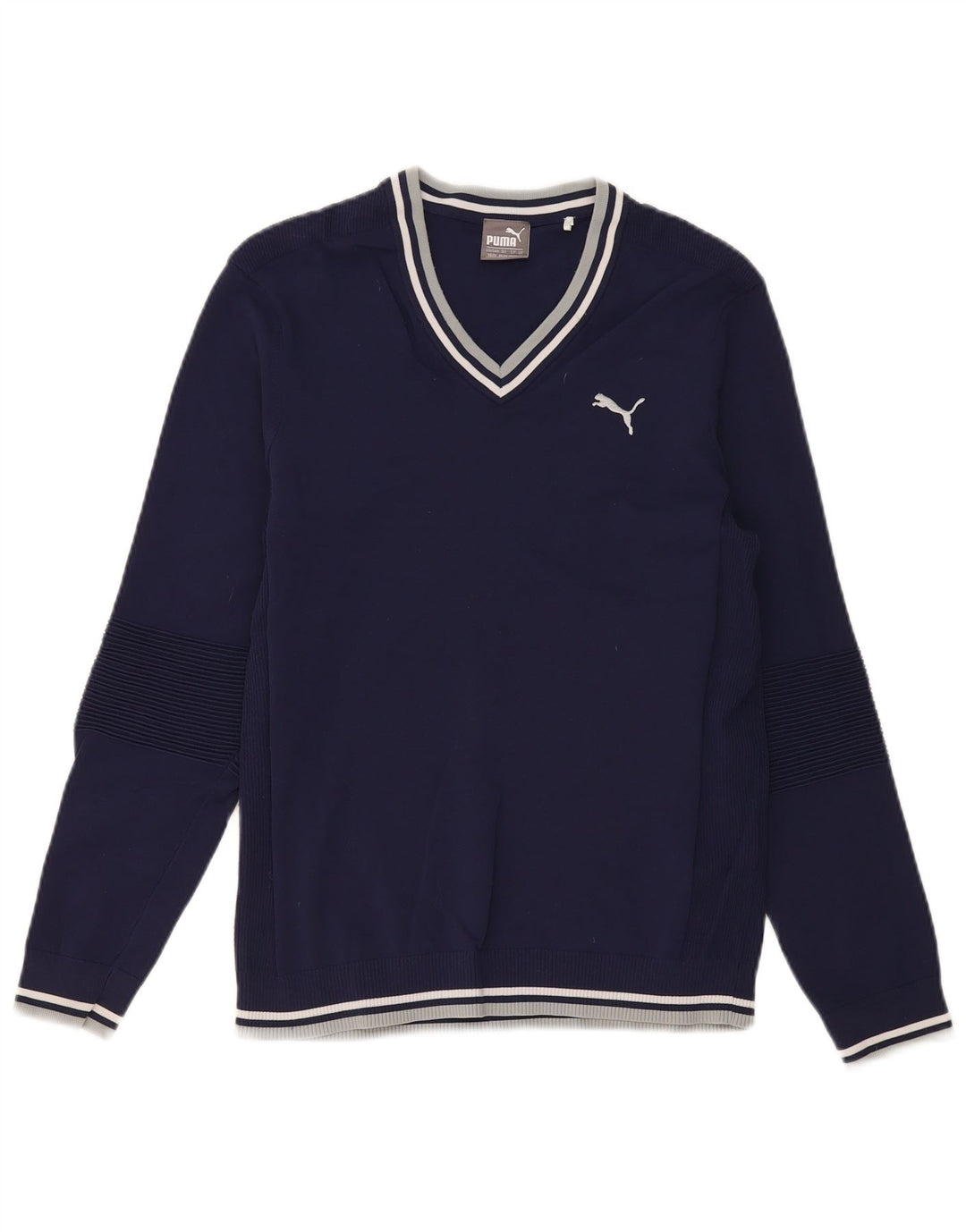 Puma Herre V-hals sweater lille marineblå nylon