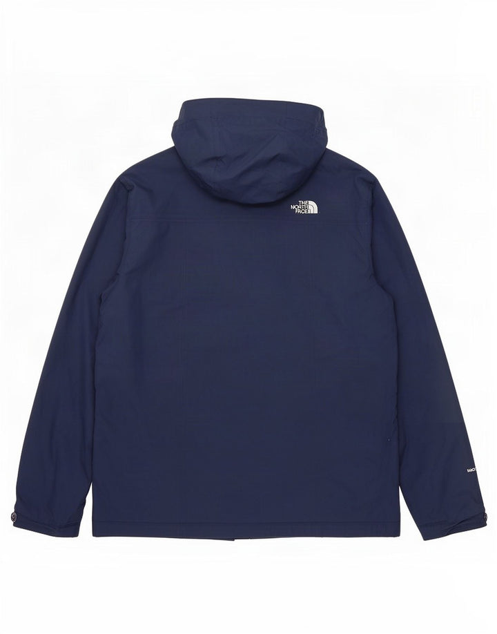 The North Face Regnjakke med hætte til mænd UK 40 Large Navy Blue Polyester