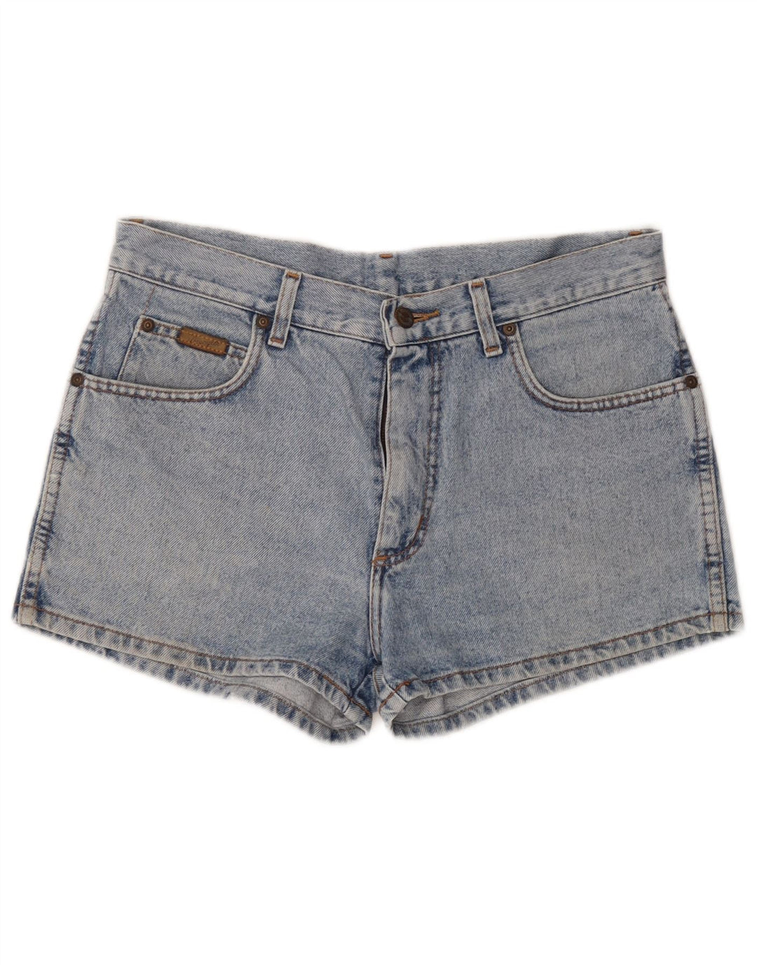 WRANGLER Womens Denim Shorts W32 Large Blue