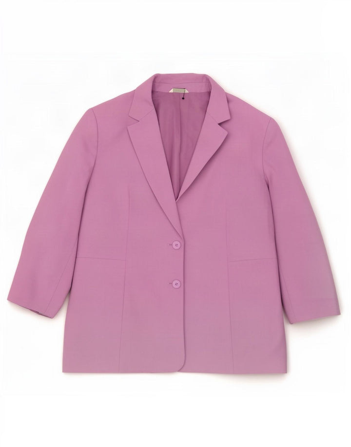 Marks & Spencer Dame Standard 2-knaps blazerjakke UK 20 2XL lilla