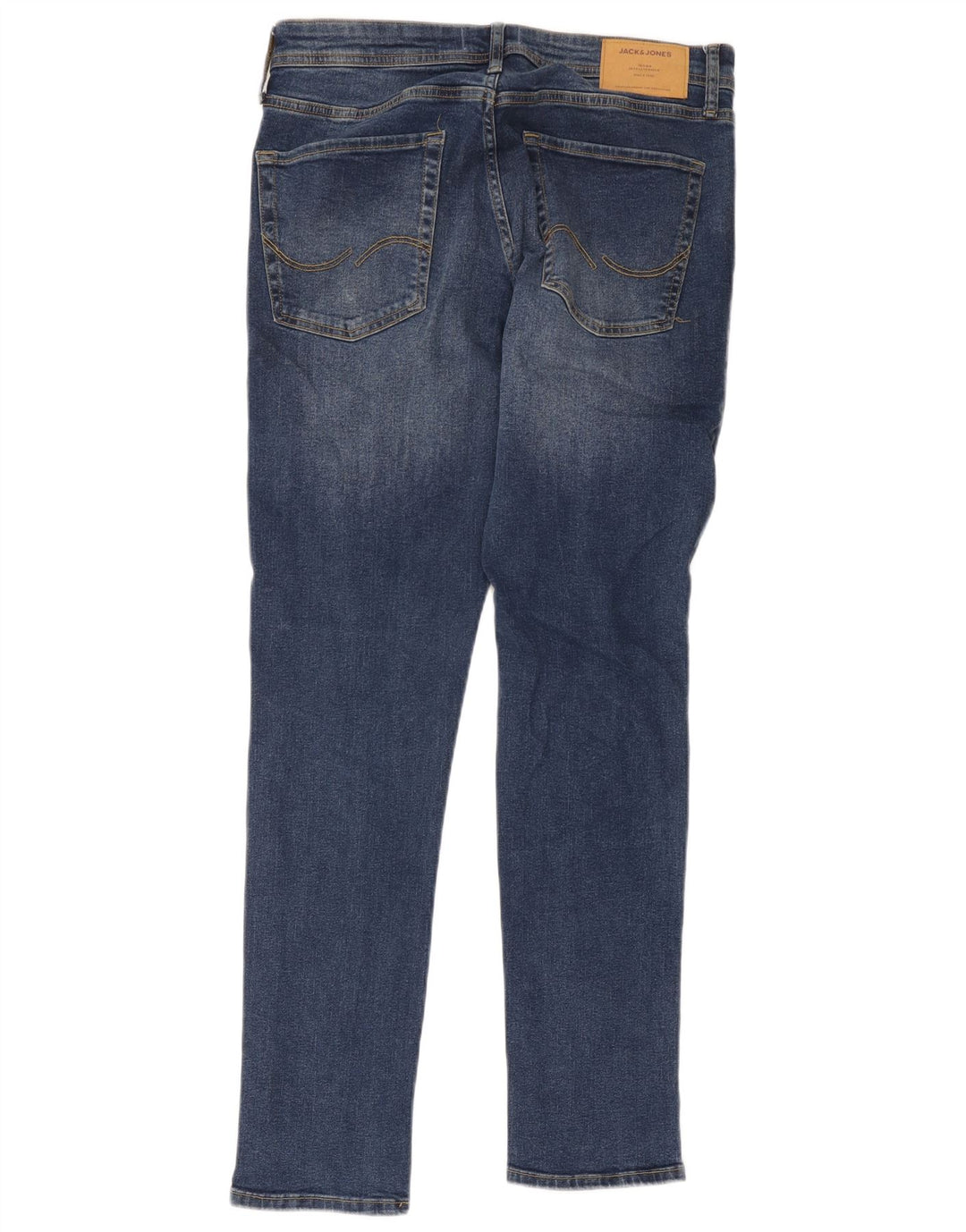 Jack & Jones Herre GLENN Slim Jeans W32 L34 Blå Bomuld
