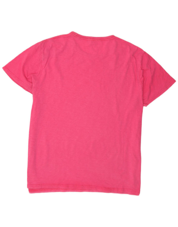 Joules Herre T-Shirt Top 2XL Pink Bomuld