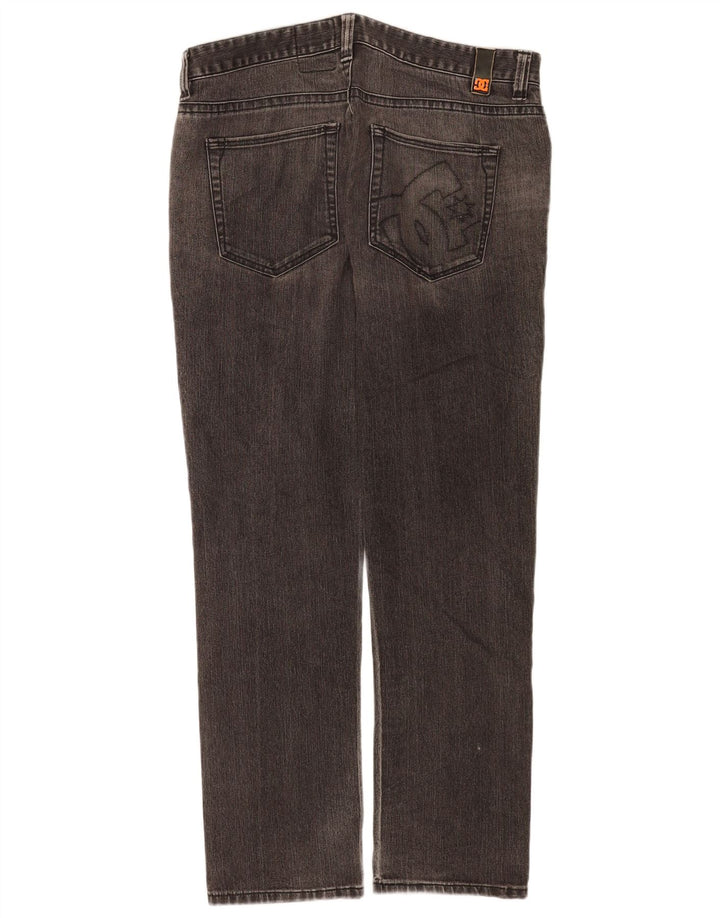 DC Graphic Straight Jeans til mænd W34 L32 Grå
