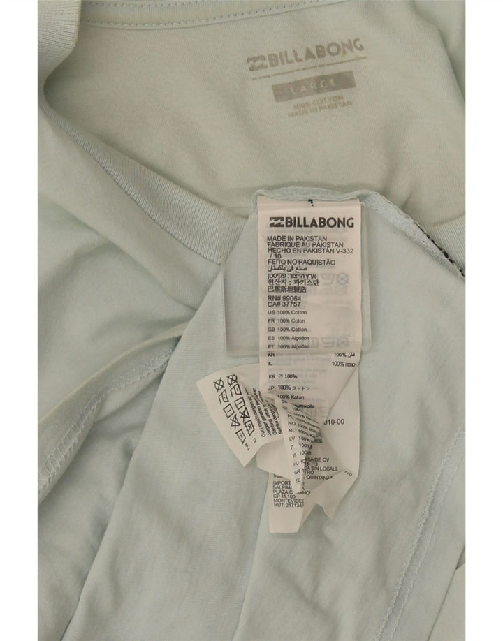 Billabong Herre T-Shirt Top Stor Blå Bomuld