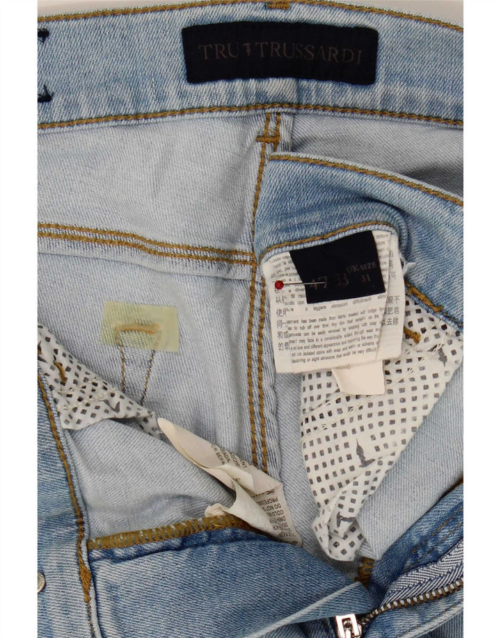 Trussardi Herre Slim Jeans W31 L35 Blå Bomuld