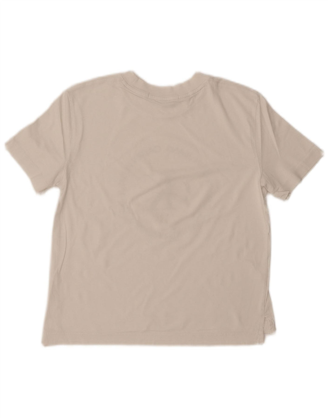 CALVIN KLEIN JEANS Dame Grafisk T-Shirt Top UK 10 Small White