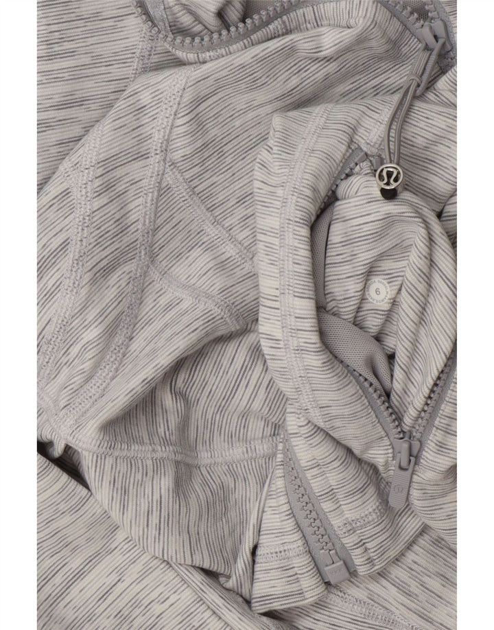 Lululemon Dame træningsdragt Topjakke US 6 Medium Grey Flecked