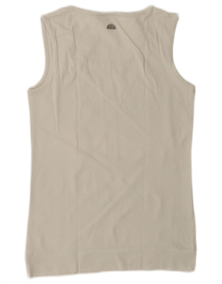 Ellesse Womens Grafisk Vest Top UK 10 Small White