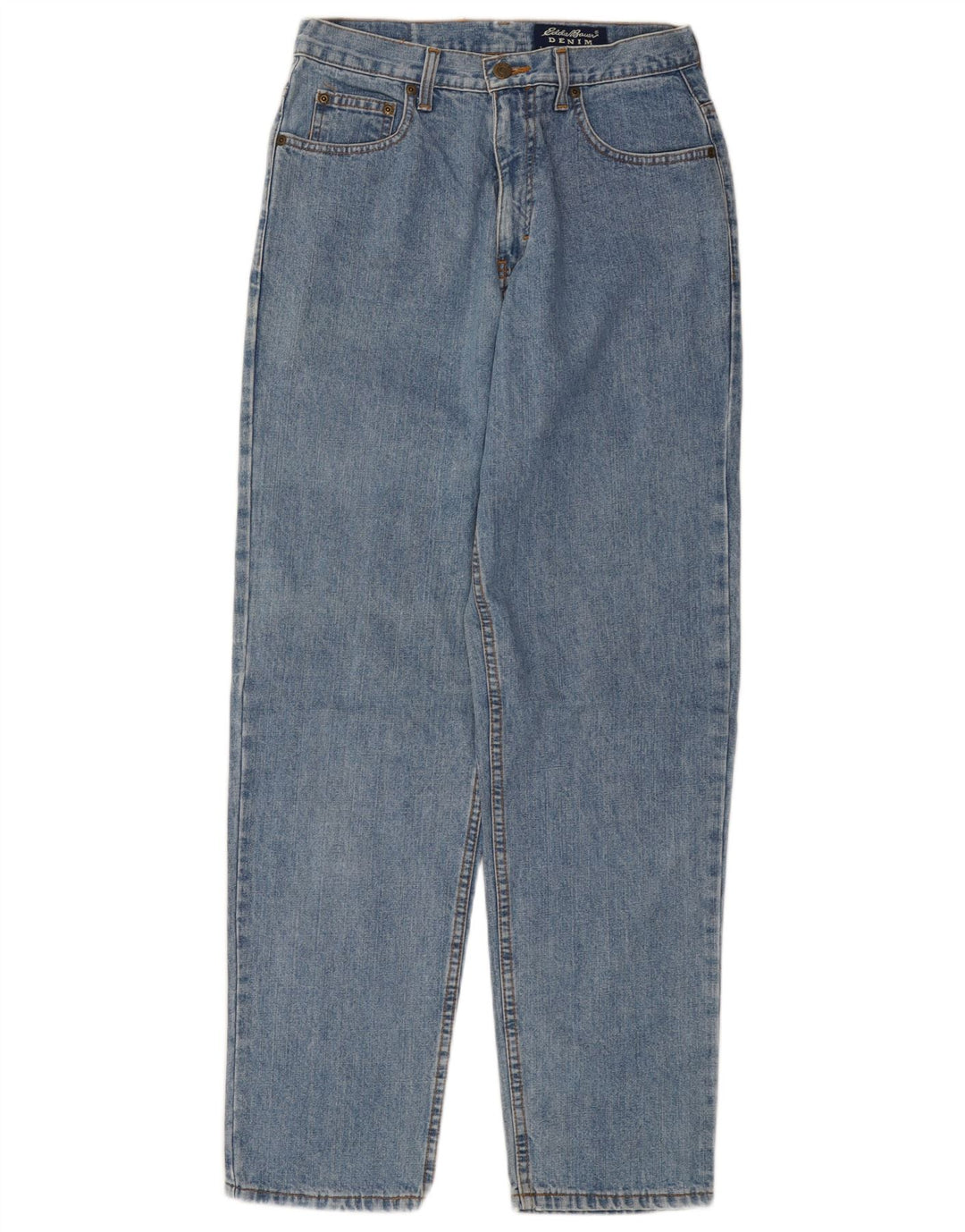 EDDIE BAUER koniske jeans til kvinder US 8 Medium W28 L31 Blå Bomuld
